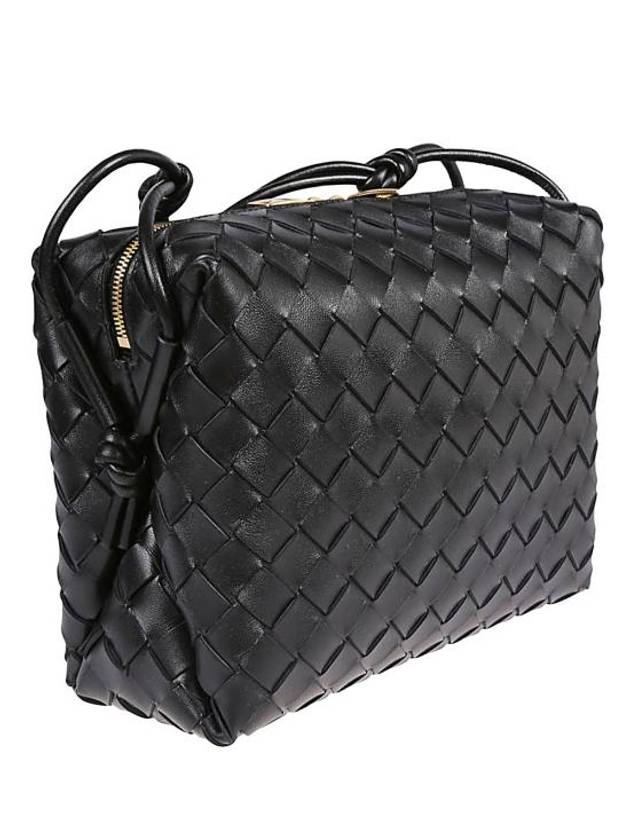 Bottega Veneta Loop Camera Small Cross Bag Black