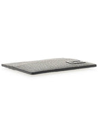 Fendi FF Baguette Logo Leather Card Wallet Grey