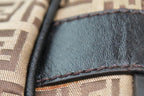 Fendi Zucchino Canvas Handbag - '10s