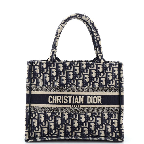 Dior Book Tote Oblique Canvas Small