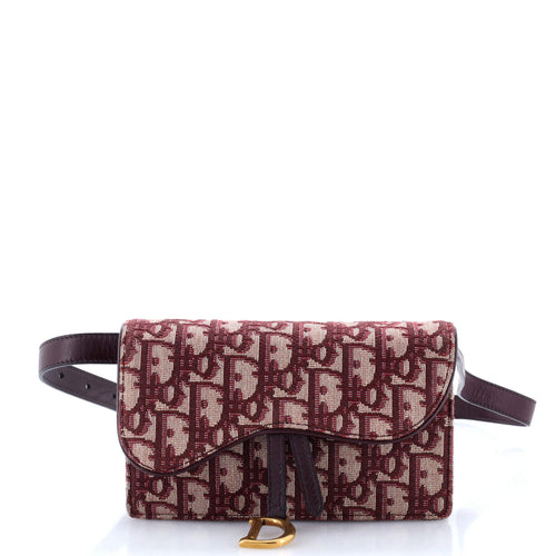 Dior Saddle Rectangular Belt Bag Oblique Canvas