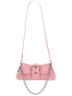 Balenciaga chain shoulder bag pink