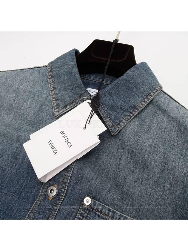 Bottega Veneta Washed denim basic shirt 1005hv