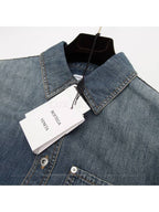 Bottega Veneta Washed denim basic shirt 1005hv