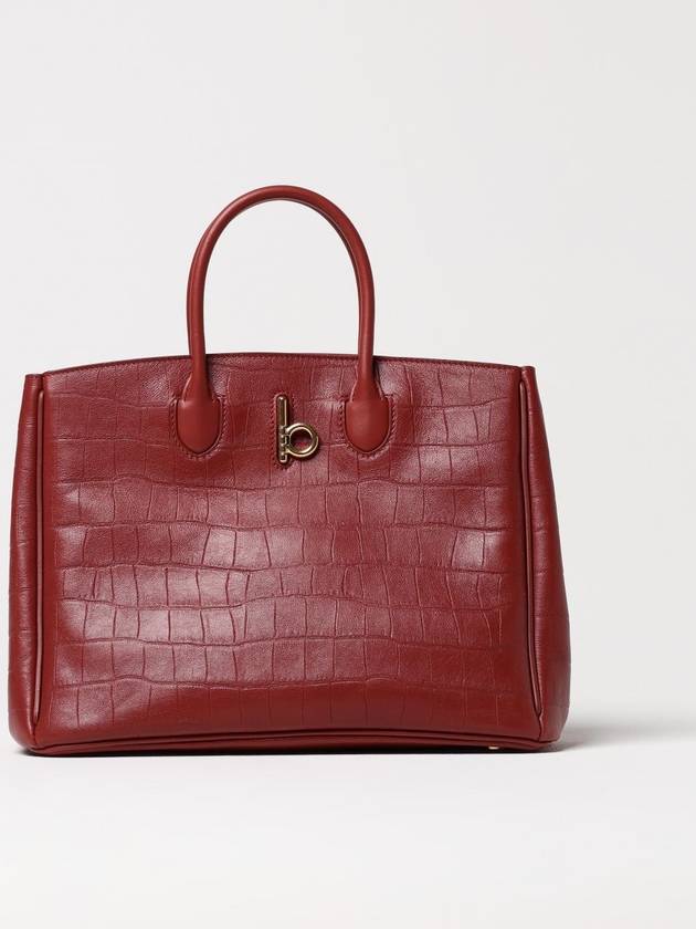 Burberry Rocking Horse Small Tote Bag Rust