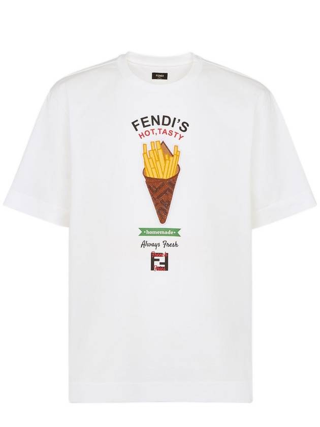 Fendi Fendi T-shirts and Polos White