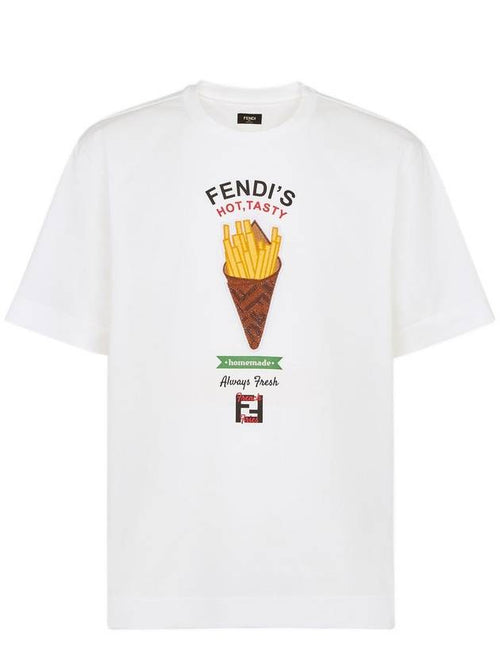 Fendi Fendi T-shirts and Polos White