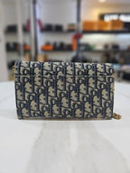 Oblique Saddle Wallet Mini Chain WOC Cross Bag S5614CTZQ Dior