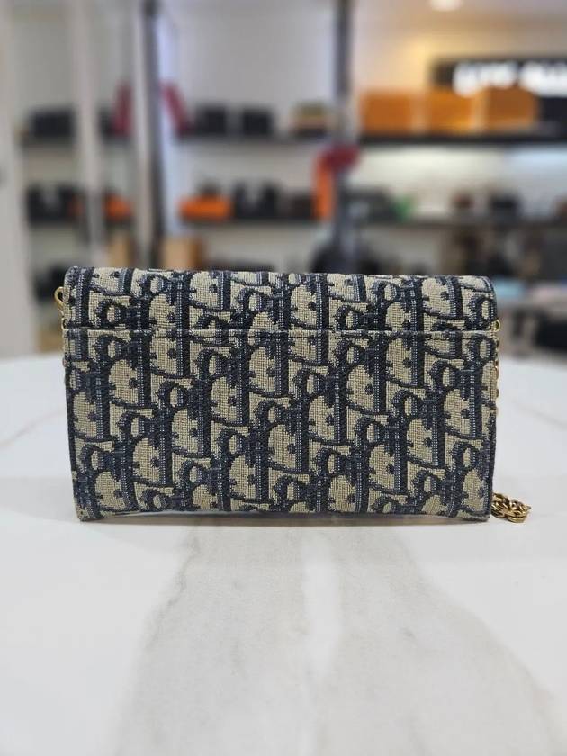 Oblique Saddle Wallet Mini Chain WOC Cross Bag S5614CTZQ Dior