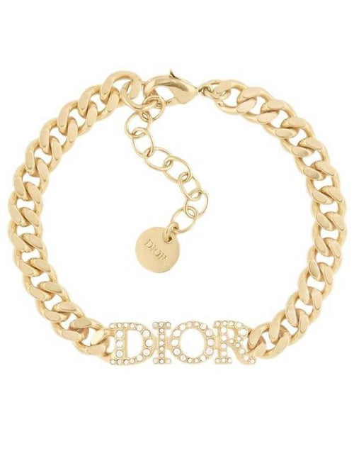 Revolution Crystals Bracelet Gold Dior