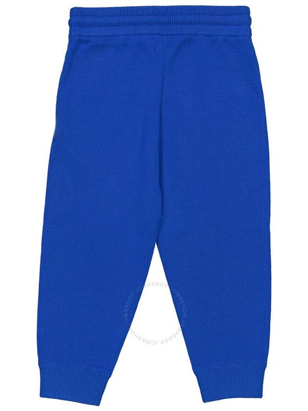 Burberry Burberry Boys Canvas Blue Otto Bear Patch Joggers, Size 2Y