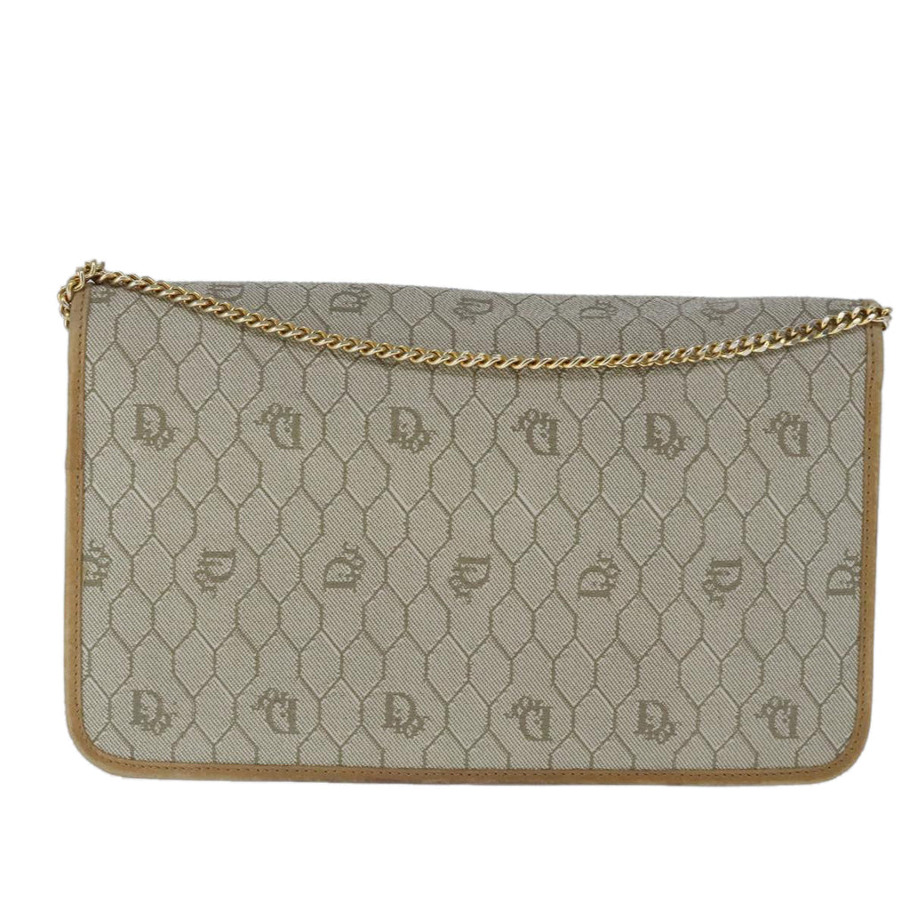Dior Honeycomb  Canvas Shoulder Bag (Pre-Owned)