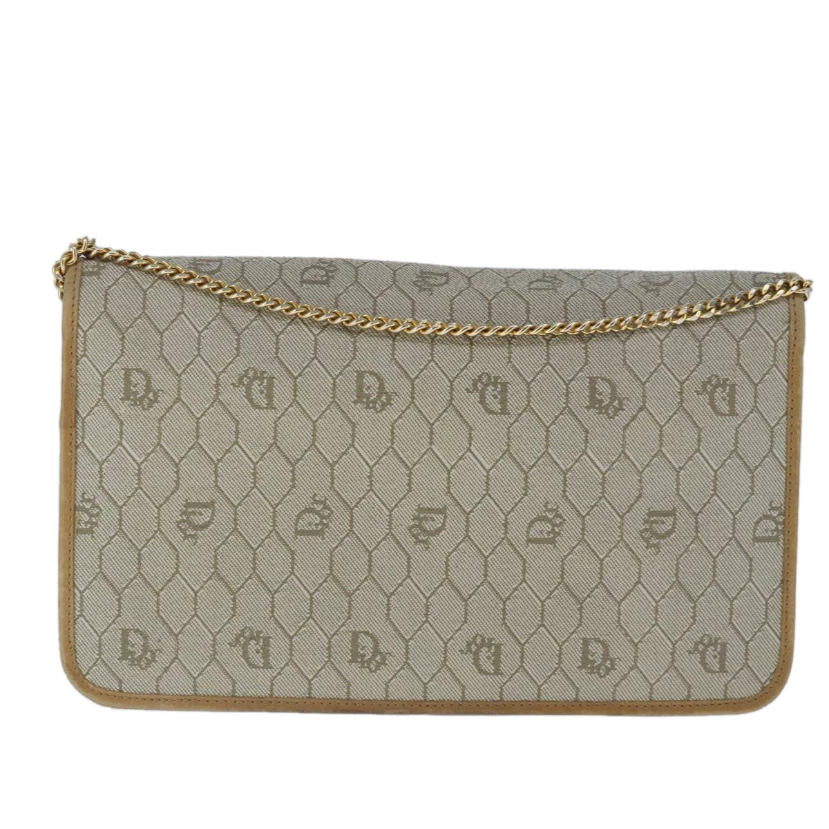 Dior Honeycomb  Canvas Shoulder Bag (Pre-Owned)