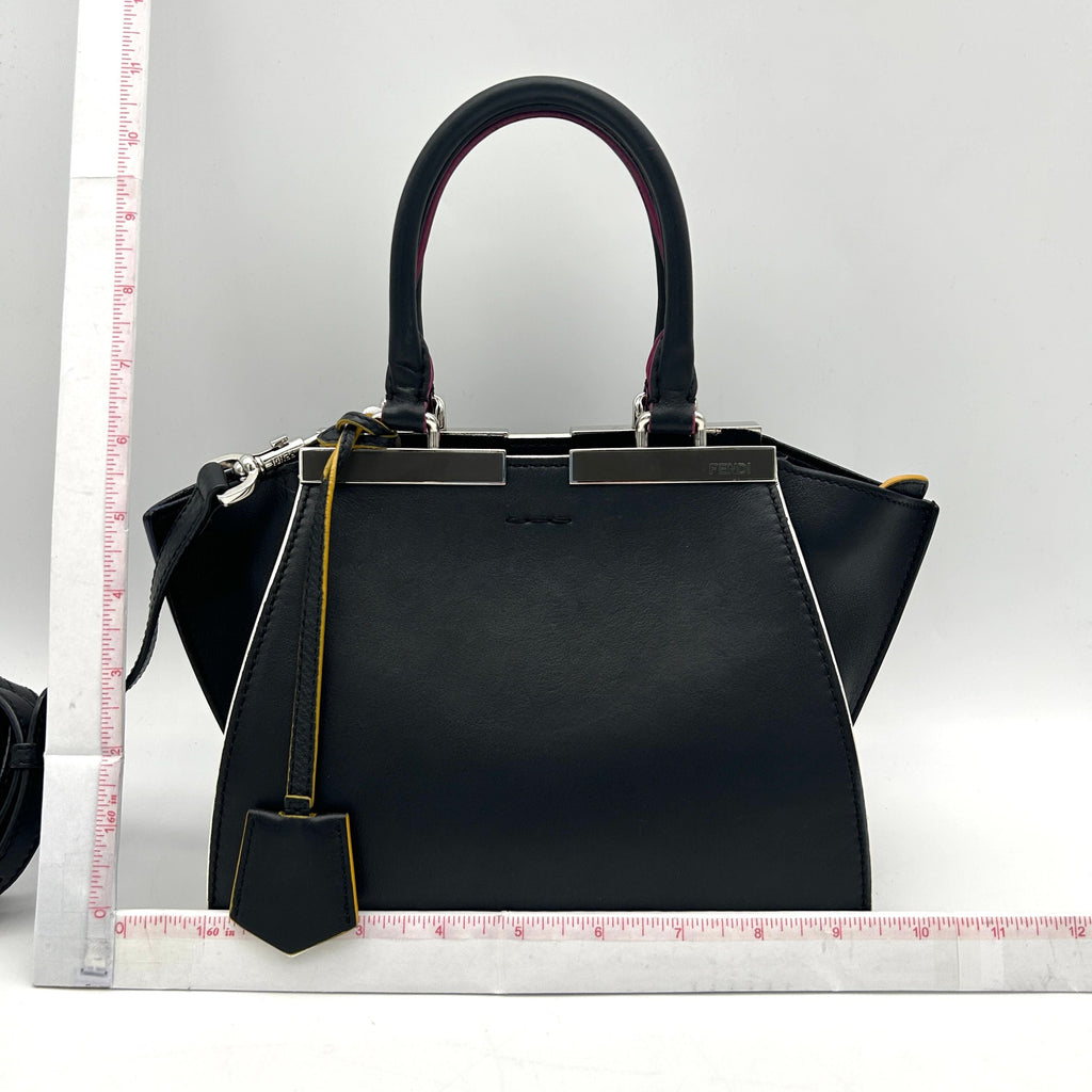 Fendi Black Leather Petite 3Jours Tote Fendi LA16266
