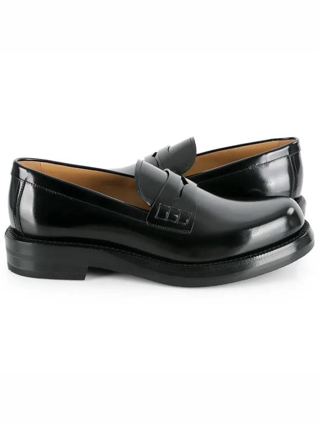 Carlo Polished Calfskin Loafers Black Dior