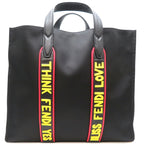 Fendi   yellow Nylon Leather Tote Bag ()