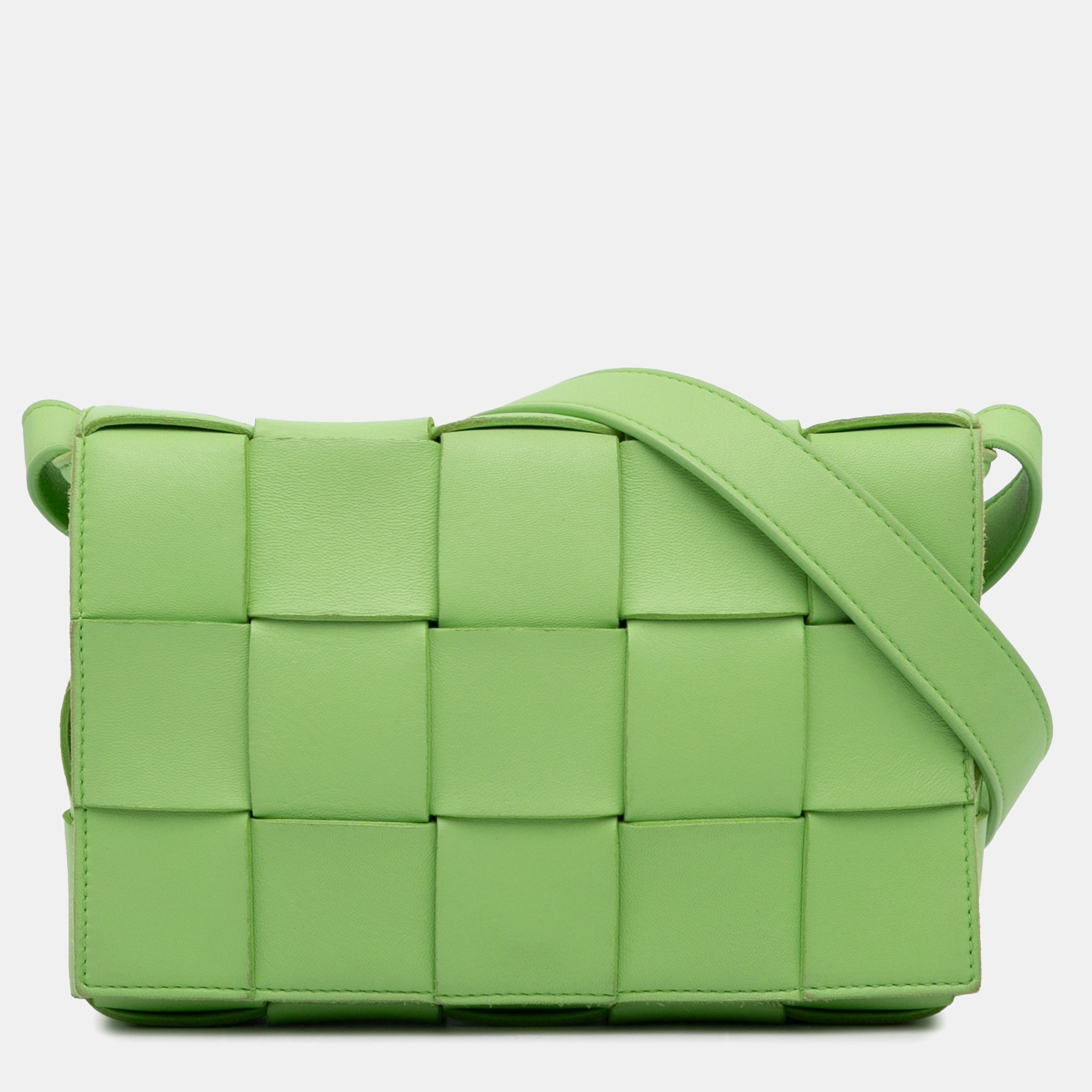 Bottega Veneta Calfskin Intrecciato Cassette Crossbody