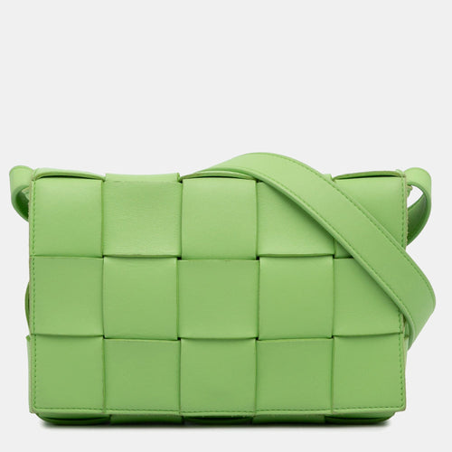 Bottega Veneta Calfskin Intrecciato Cassette Crossbody