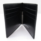 Saint Laurent SAINT LAURENT Double Fold Wallet Double Folded Wallet Leather  Black 4856300SX0E1000