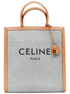 CELINE Cabas Vertical Tote Bag Grey