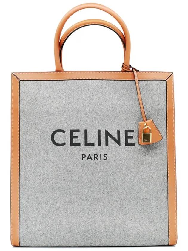 CELINE Cabas Vertical Tote Bag Grey