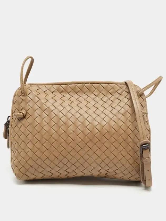 Bottega Veneta Small Intrecciato Shoulder Bag Brown