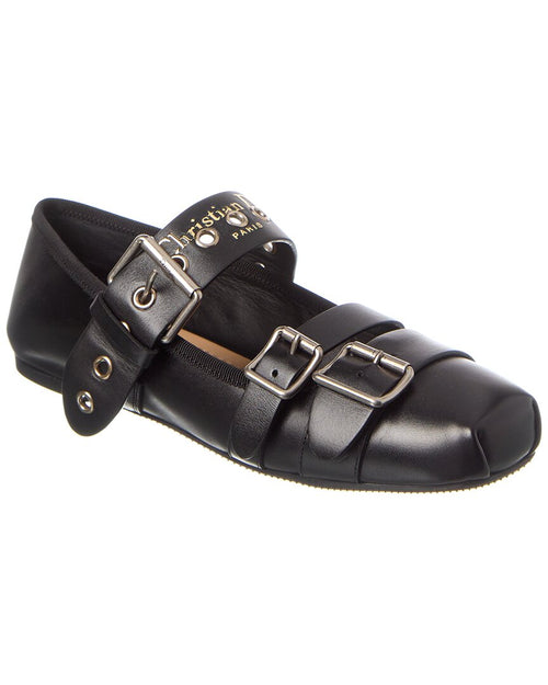 Dior Punk Leather Ballerina Flat