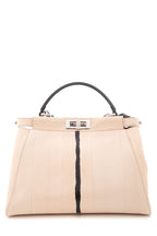 Fendi Beige Peekaboo Snake Skin Bag