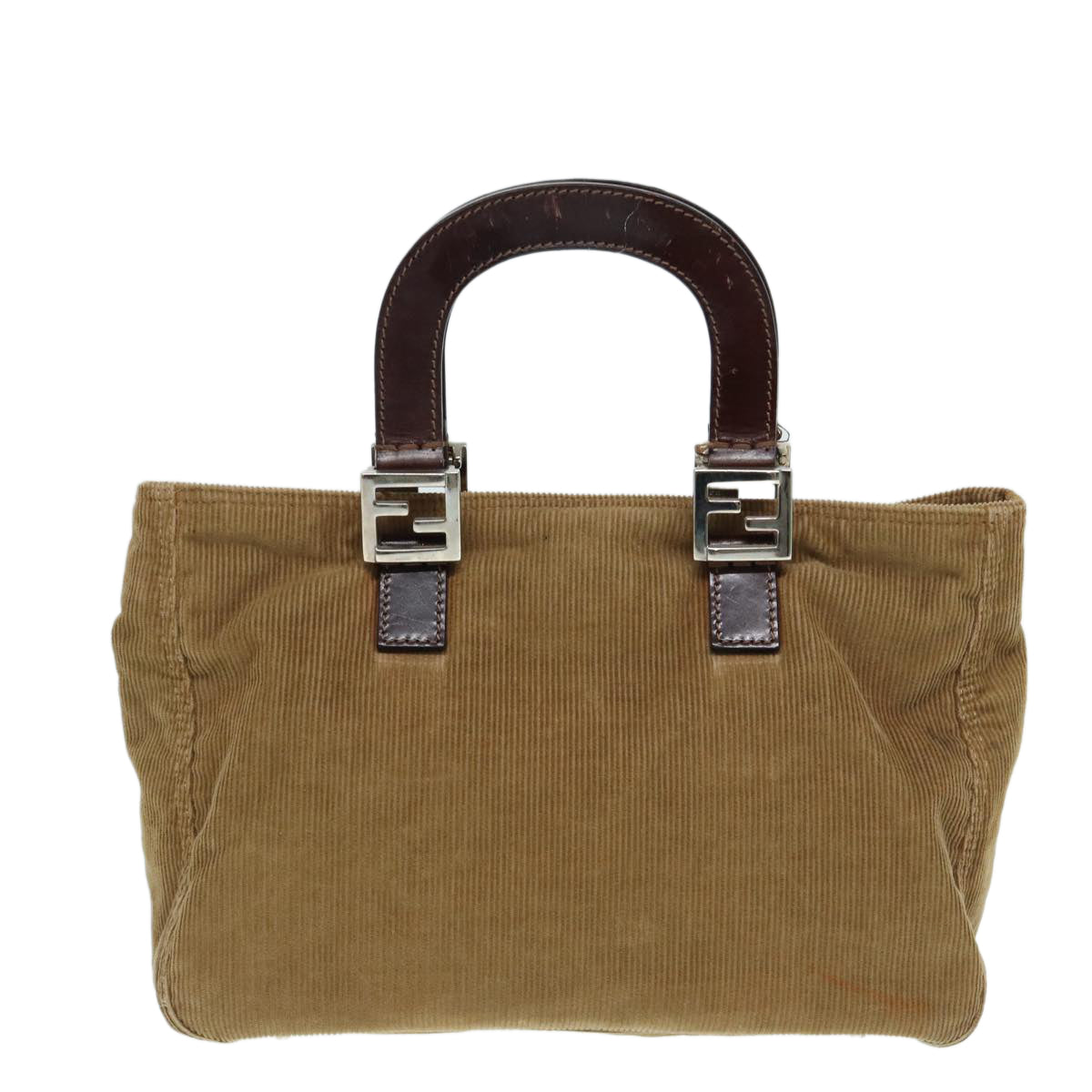 Fendi Corduroy  Cloth Handbag ()