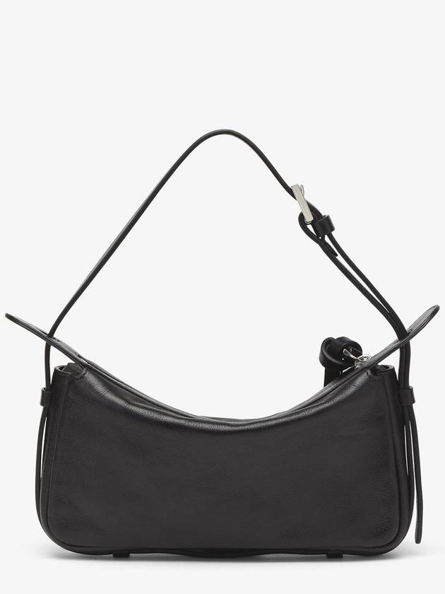 Fendi Simply Mini Leather Shoulder Bag Black