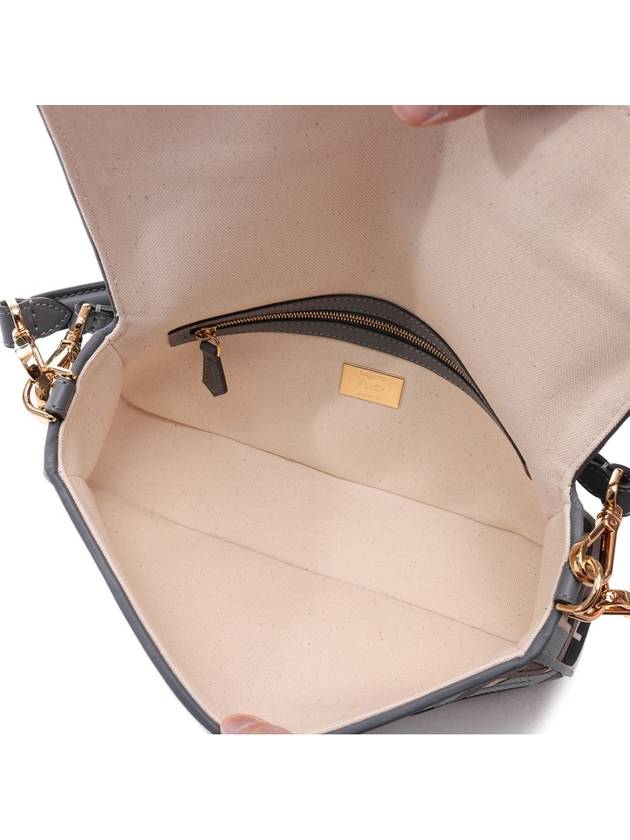 Fendi Baguette FF Embroider Shoulder Bag