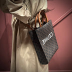 Celine Triomphe Vertical Cabas Tote Bag TWS