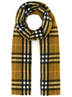 Burberry Happy Check Cashmere Scarf Oxide