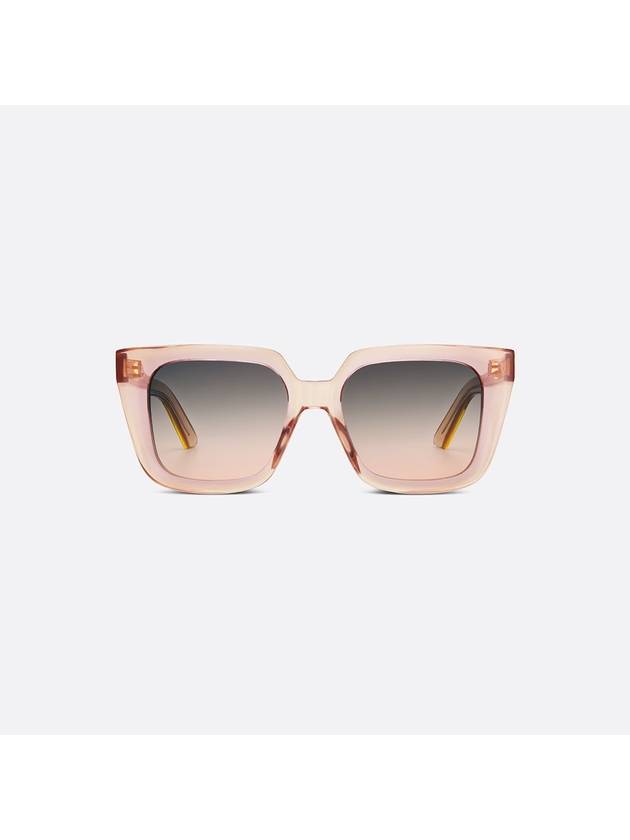 Midnight S1I Transparent Square Sunglasses Pink Dior