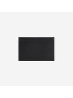 CELINE Satinated Triomphe Embossed Calfskin Card Wallet Black