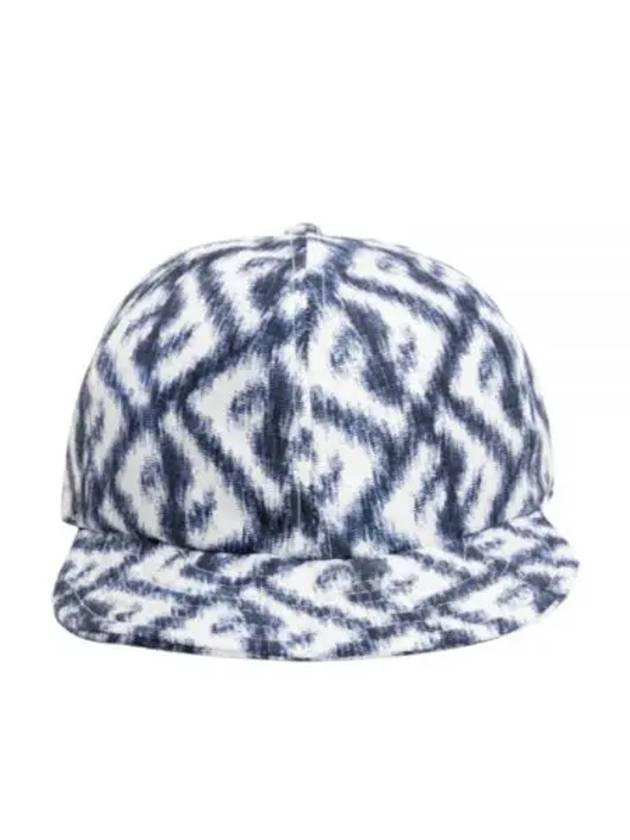 Fendi FF Logo Print Silk Ball Cap