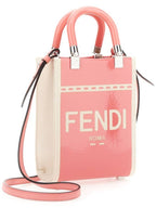 Fendi Sunshine Shopper Small Tote Bag Pink