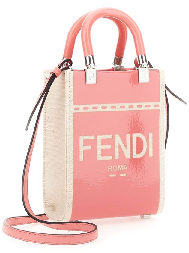 Fendi Sunshine Shopper Small Tote Bag Pink