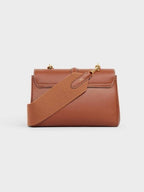 CELINE Teen Soft 16 Smooth Calfskin Cross Bag Tan