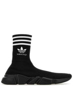 Balenciaga Speed Stretch Knit High Top Sneakers Black