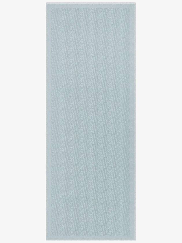 Oblique Scarf Blue Dior