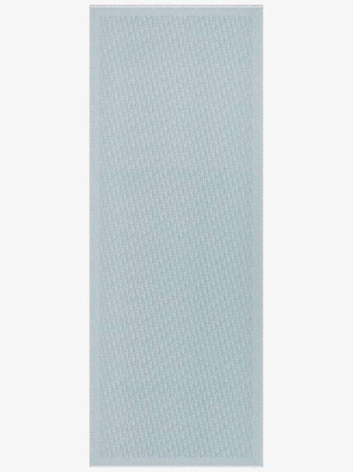 Oblique Scarf Blue Dior