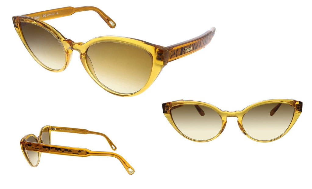 Chloe CE757S Brown Cat Eye Sunglasses