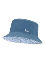 Reversible Oblique Bucket Hat Blue Dior