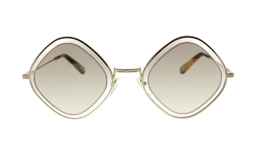 Chloe CE165S Gold Rectangle Sunglasses