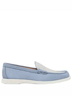 Granville Oblique Jacquard Suede Loafers Blue White Dior