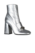 Burberry Women Silver Brabant Boots