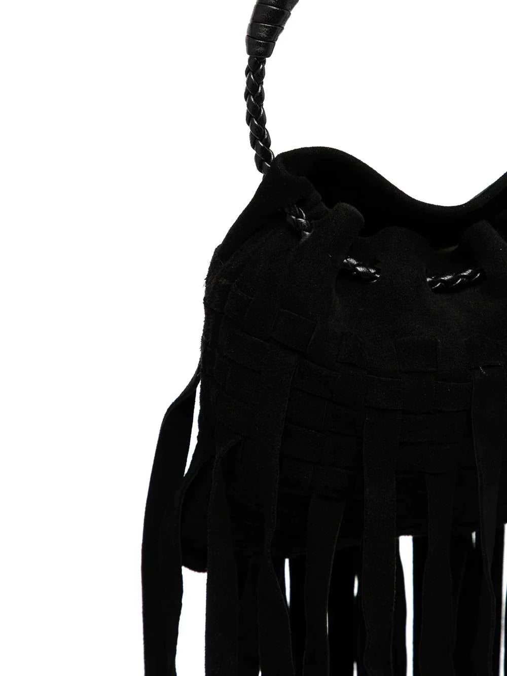 BOTTEGA VENETA Intrecciato Fringed Mini Bag