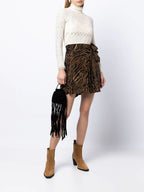 BOTTEGA VENETA Intrecciato Fringed Mini Bag
