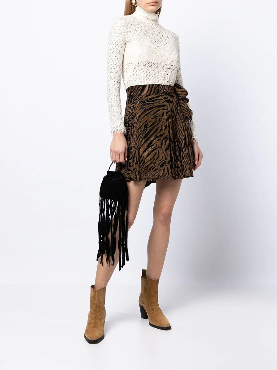 BOTTEGA VENETA Intrecciato Fringed Mini Bag